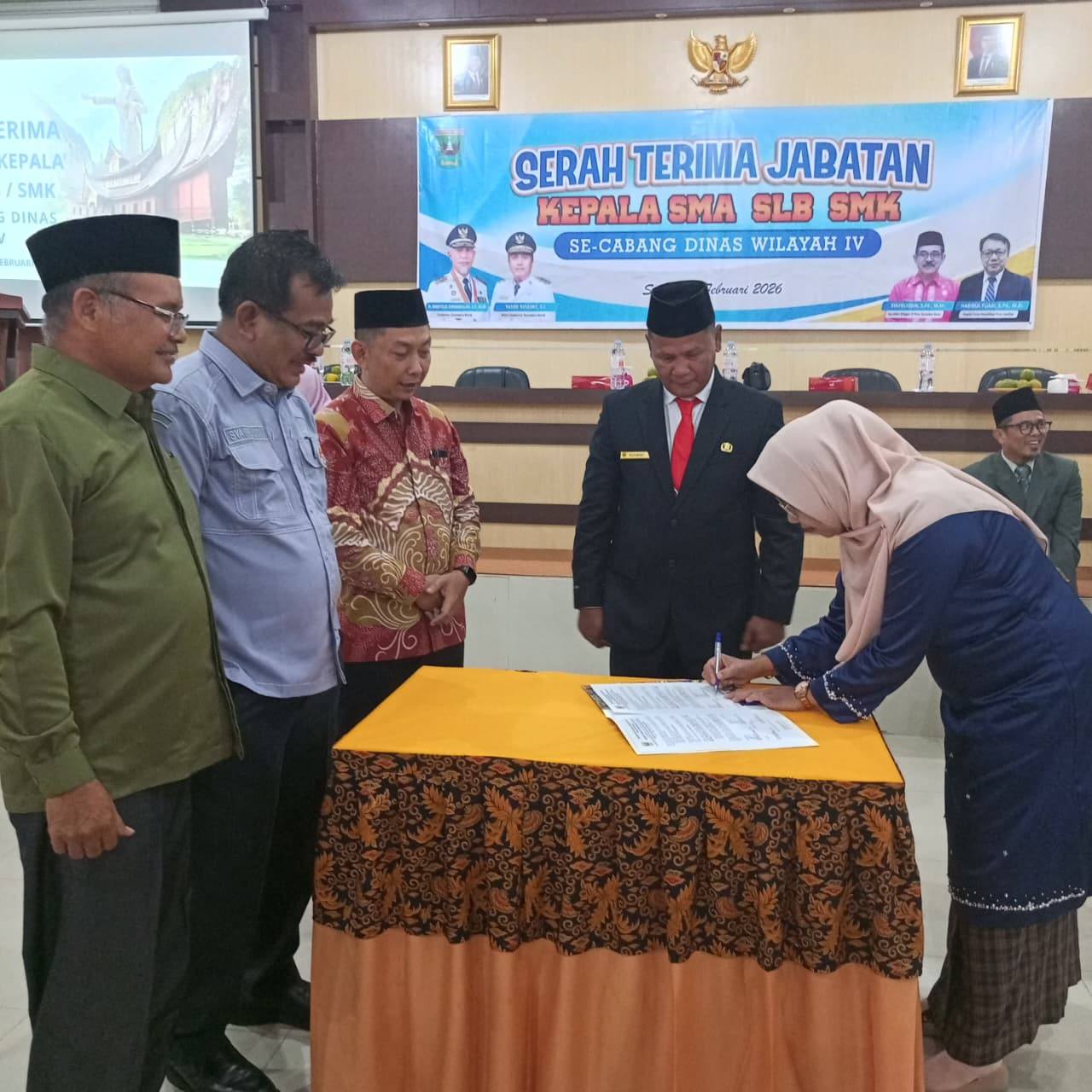 SertiJab Kepala SMKN 1 Lintau Buo