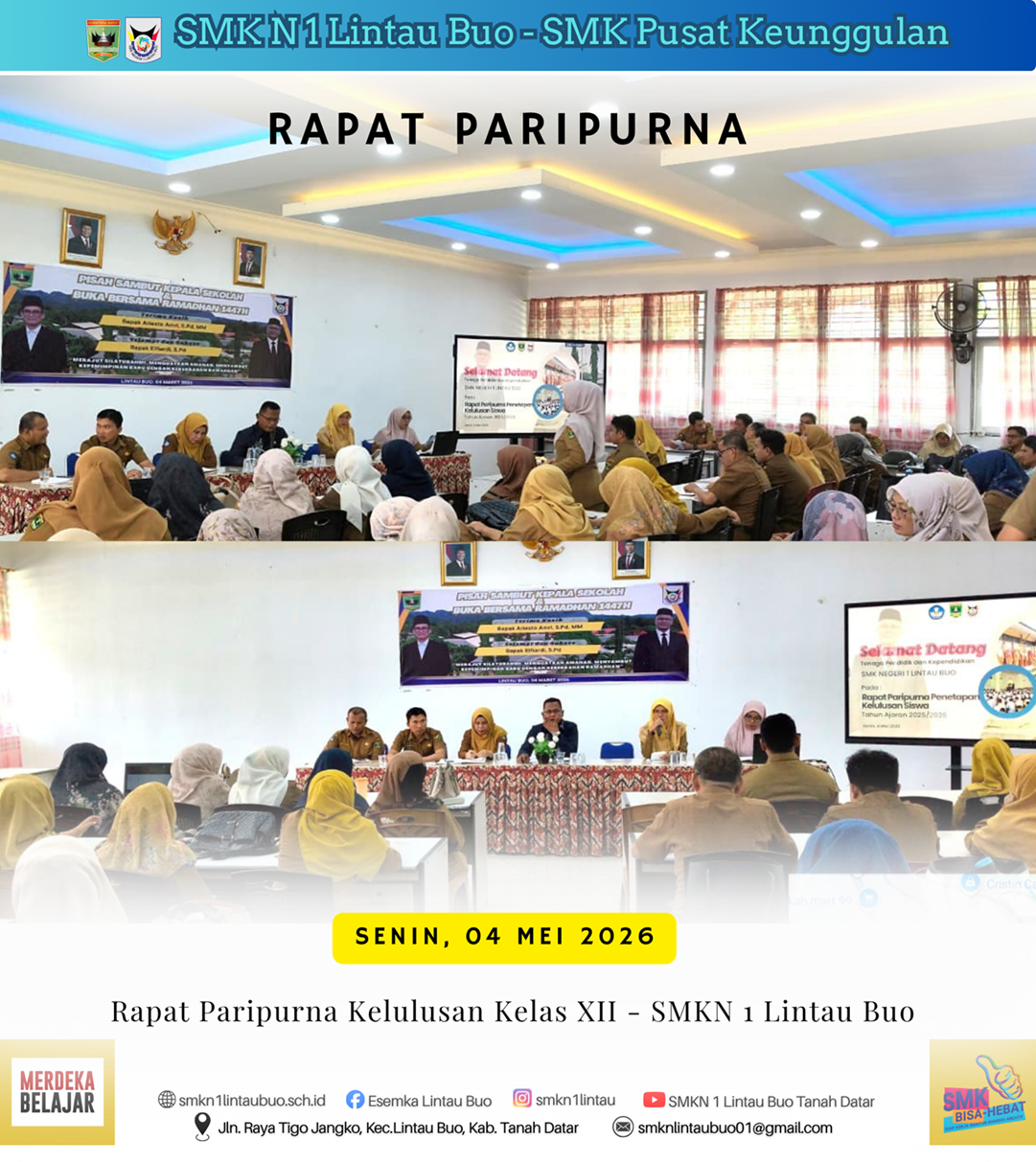 Rapat Paripurna Kelulusan Kelas XII